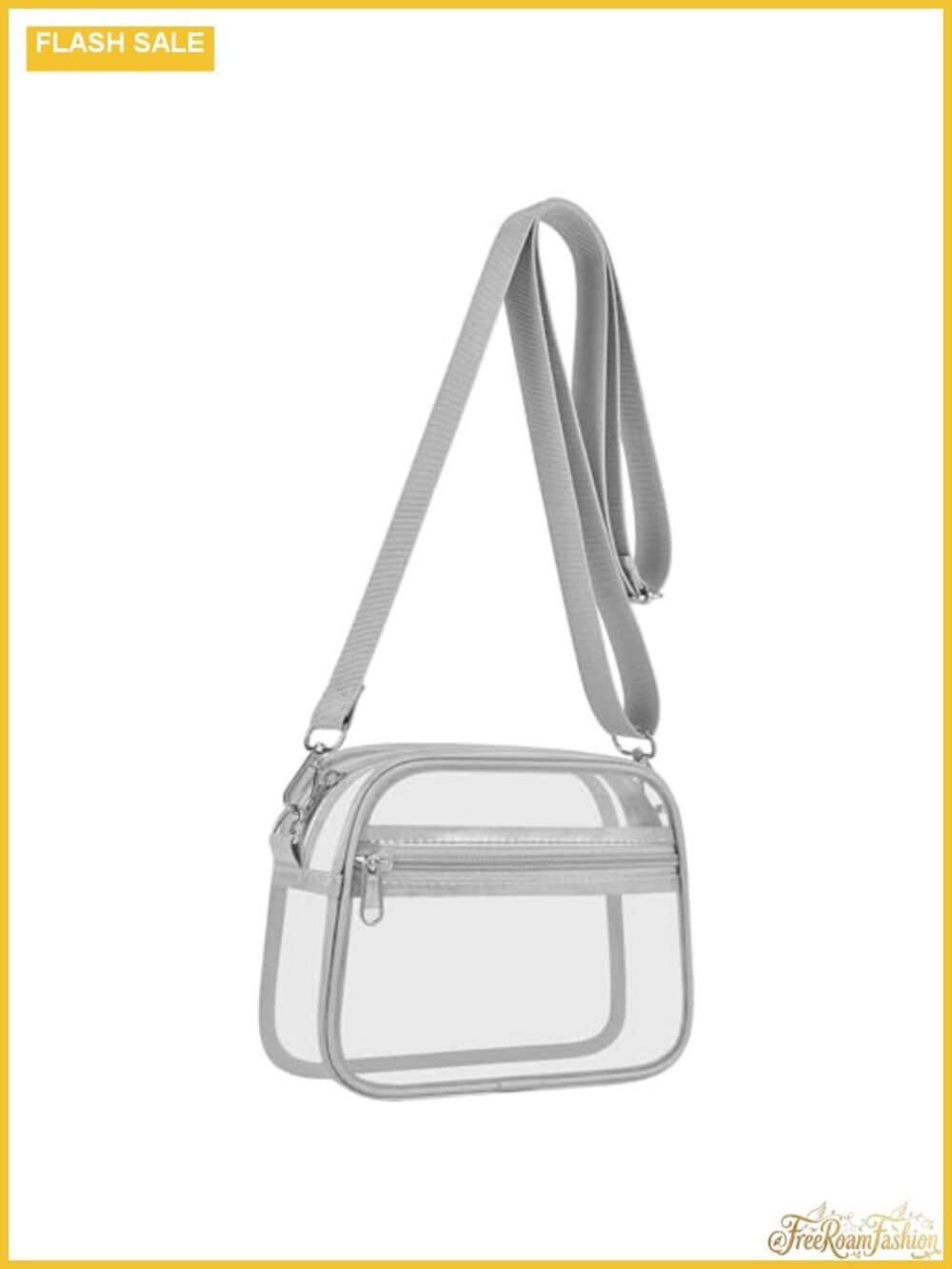 Clear Stadium Approved Crossbody Bag Waterproof PVC Messenger Purse